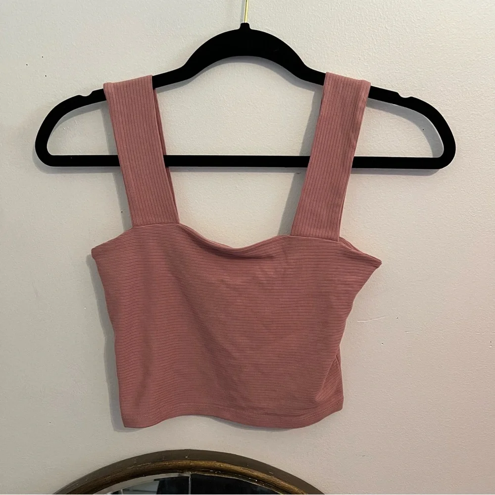 Free people crop tank small blush